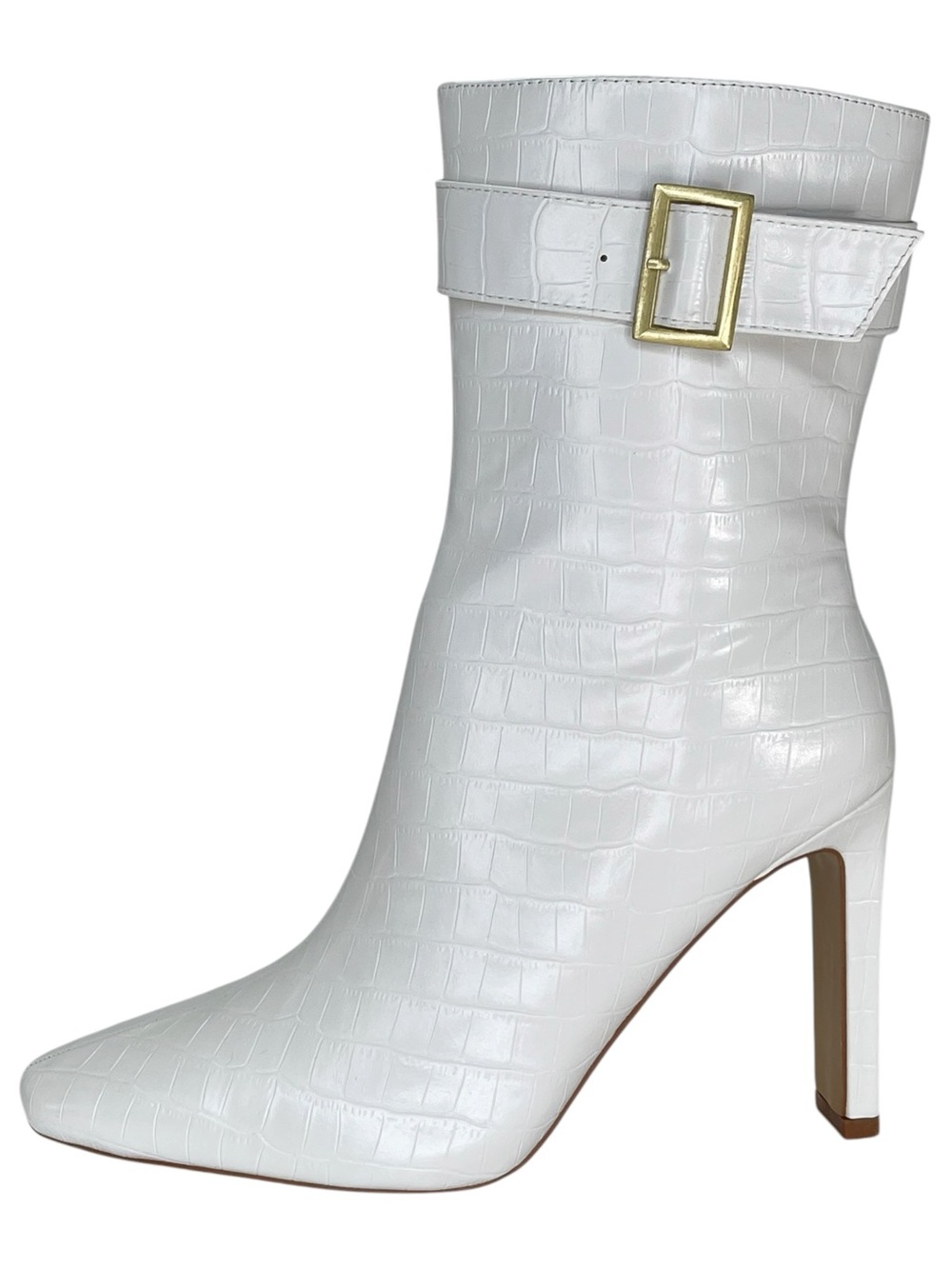 Journee Collection Elaine Faux Leather Heeled Womens Ankle Boots Size 9.5M - Picture 3 of 11